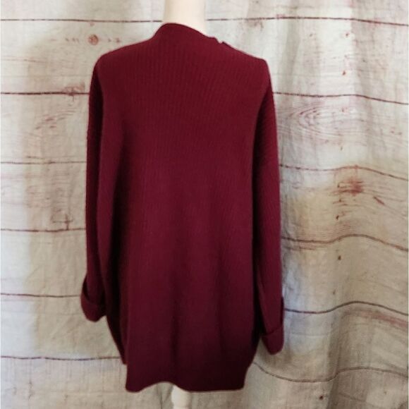 Lattelier Camel Hair Blend Oversized Cardigan Size Small - Picture 2 of 7